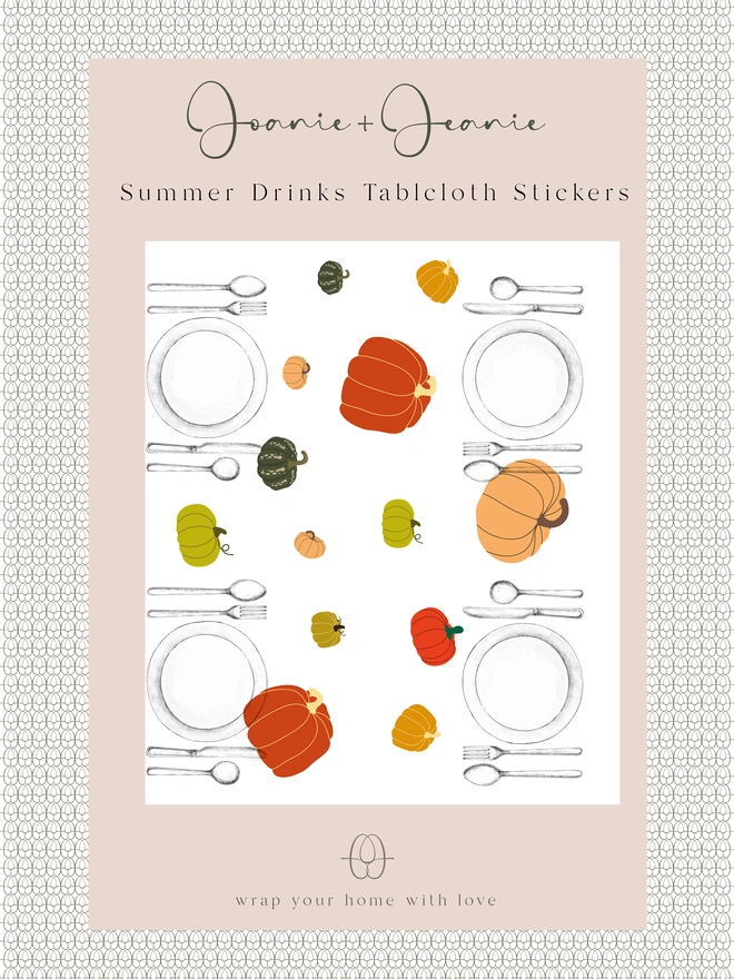 table cloth sticker