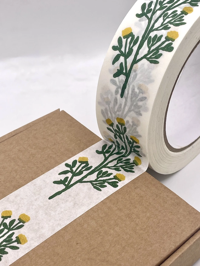 Yellow Wildflower Paper Tape