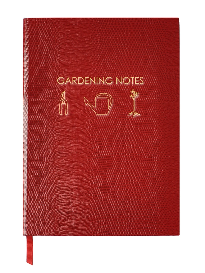 Gardening Notes Red