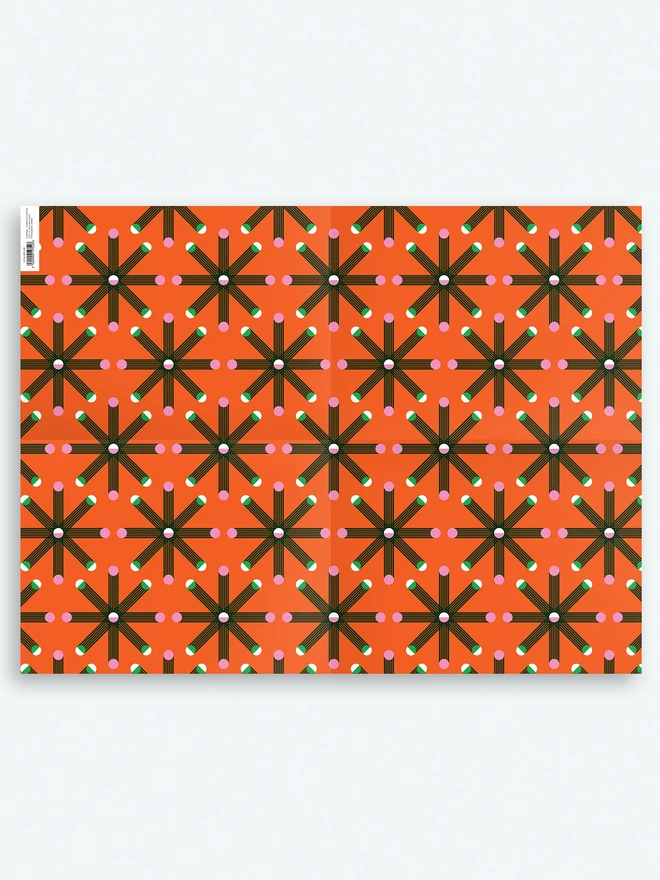 Storigraphic 70s Christmas Wrapping Paper