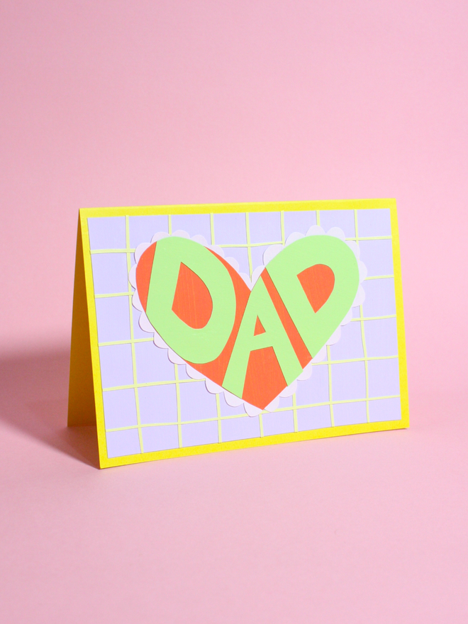 Dad Collaged Card