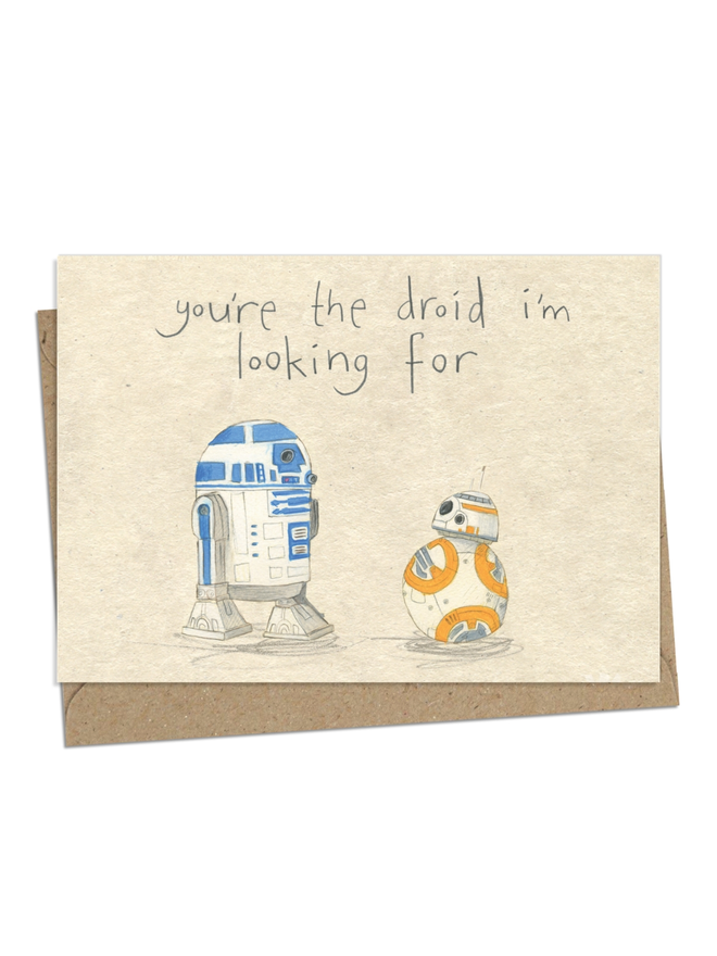 star wars valentine card