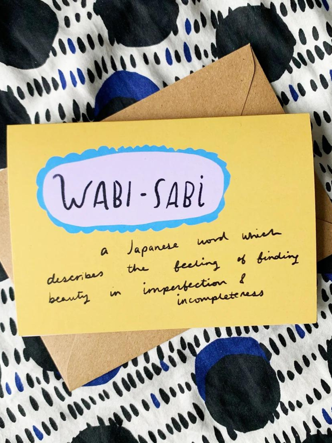 Wabi-Sabi Greetings Card