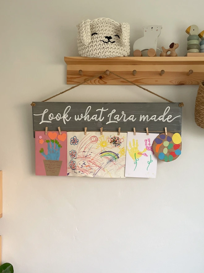 personalised picture display board