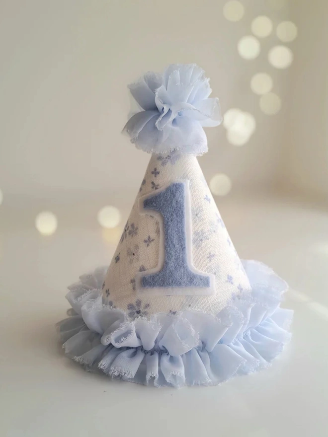 Forget Me Not Party Hat