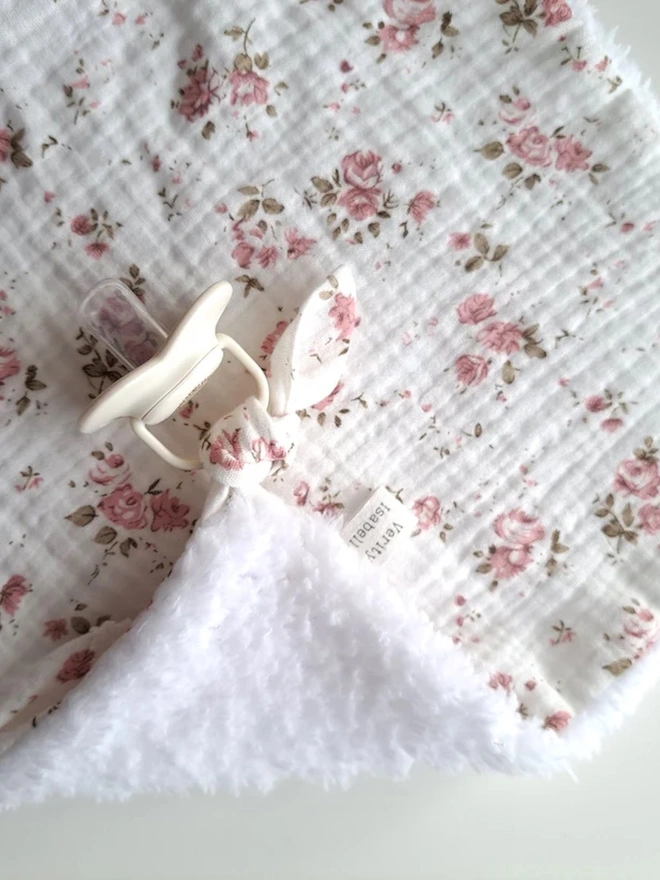 Personalised Pink Bunny Snuggle Comforter