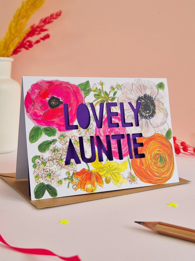 lovely auntie card