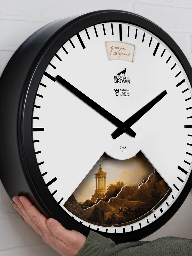 Giant Robert Burns Weather Art Clock