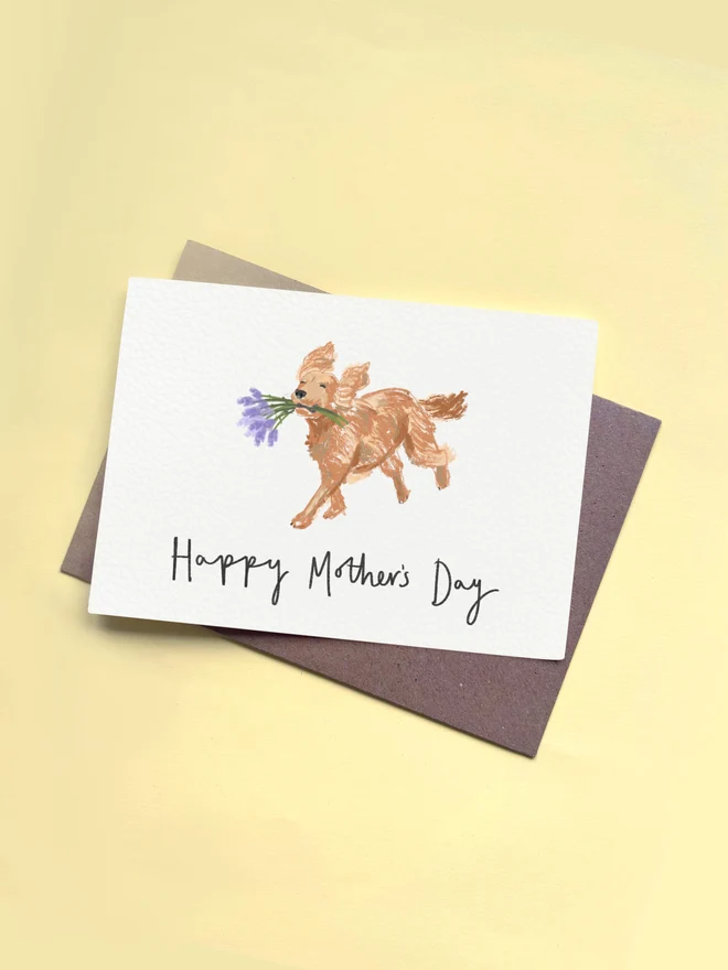 happy mothers day dog card