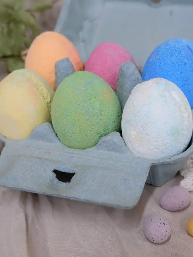 bath bomb eggs