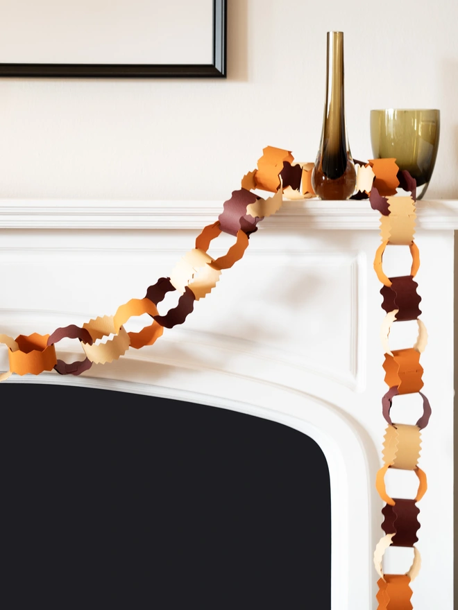 autumn paper chain