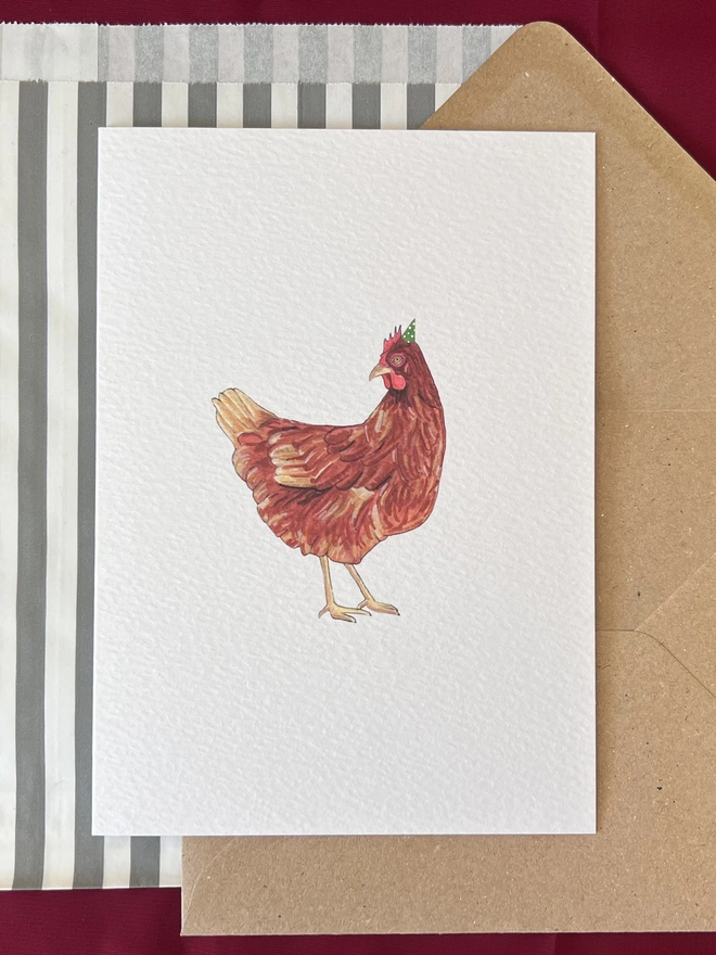 chicken card