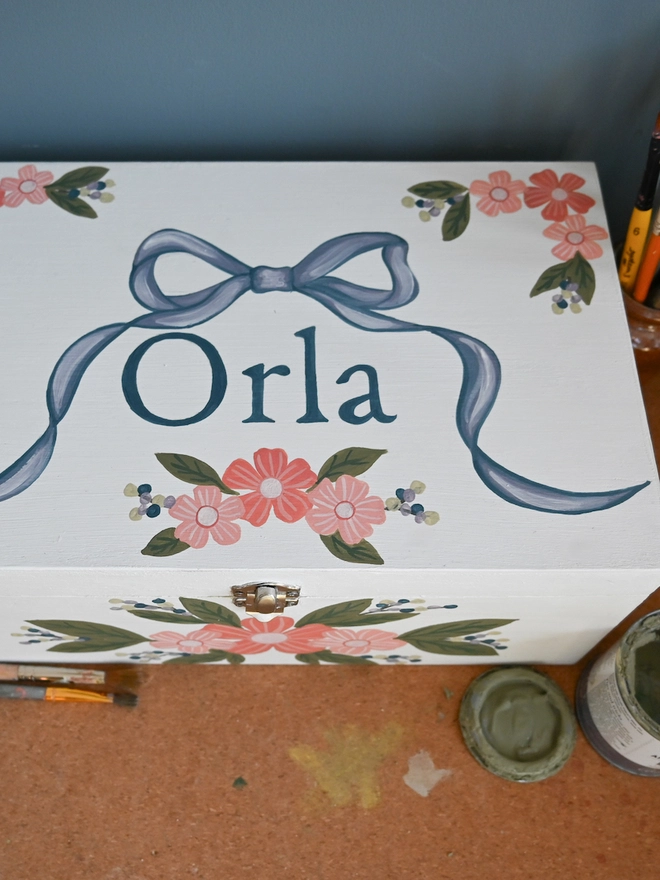 Illustrated Personalised Keepsake Boxes 