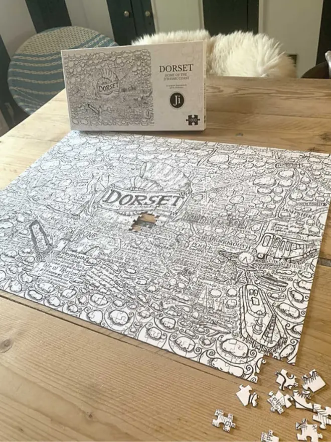 Dorset Jigsaw Puzzle - 1000 Pieces Made and Box
