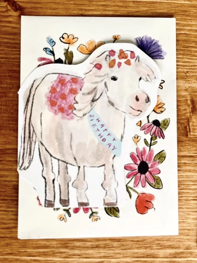Birthday Pony Card
