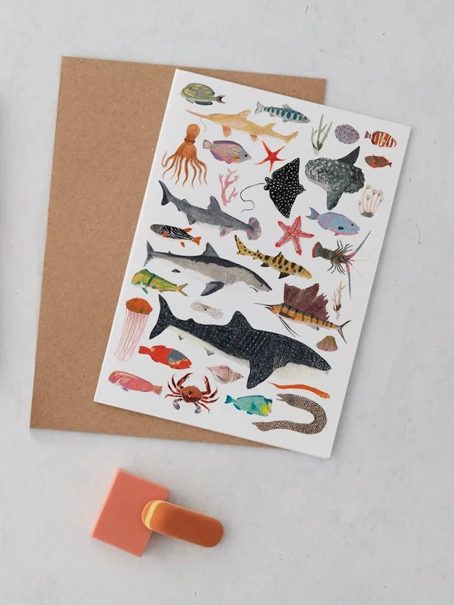 Sea Life Greeting Card