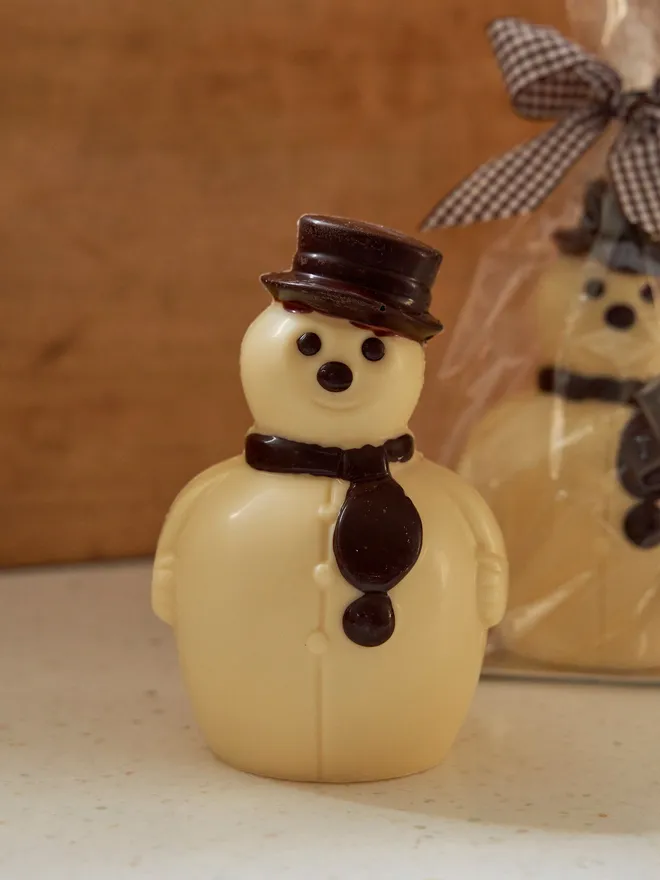 Chocolate Christmas Snowman