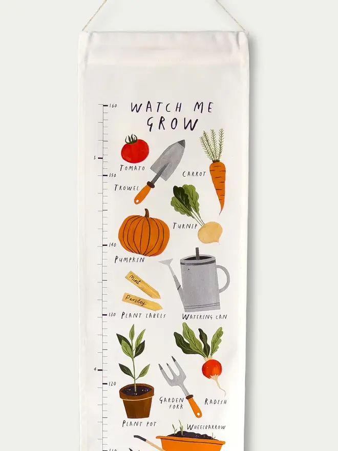 vegetable patch a-z kids height chart