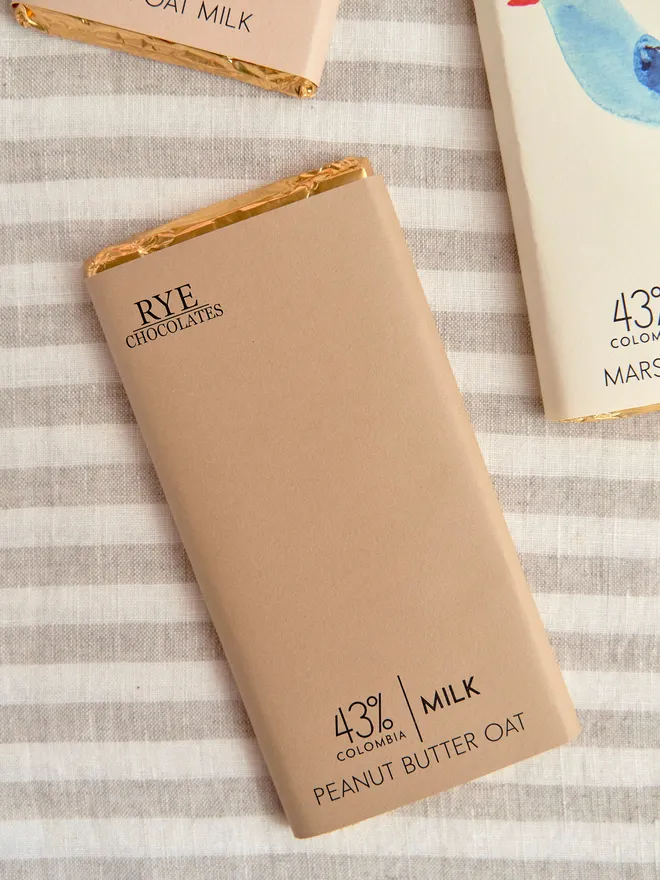 Peanut butter oat milk chocolate bar 