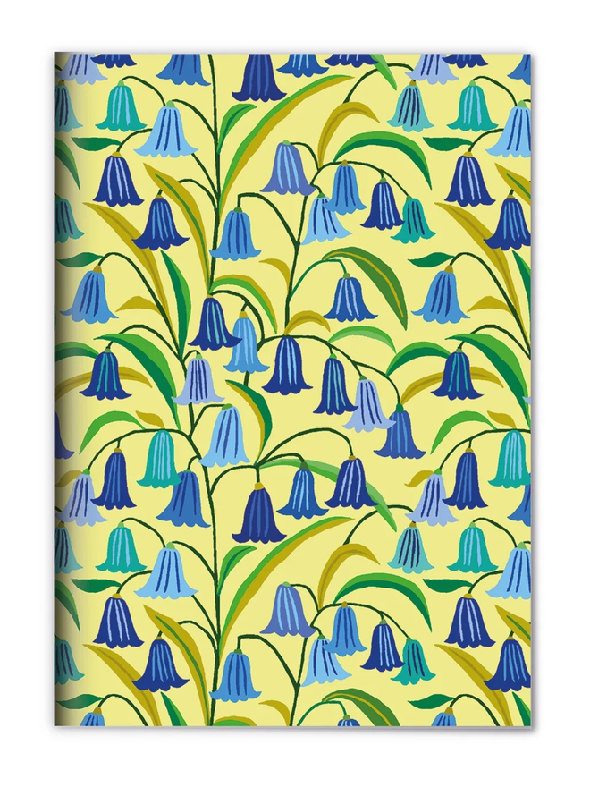 illustrated bluebells notebook