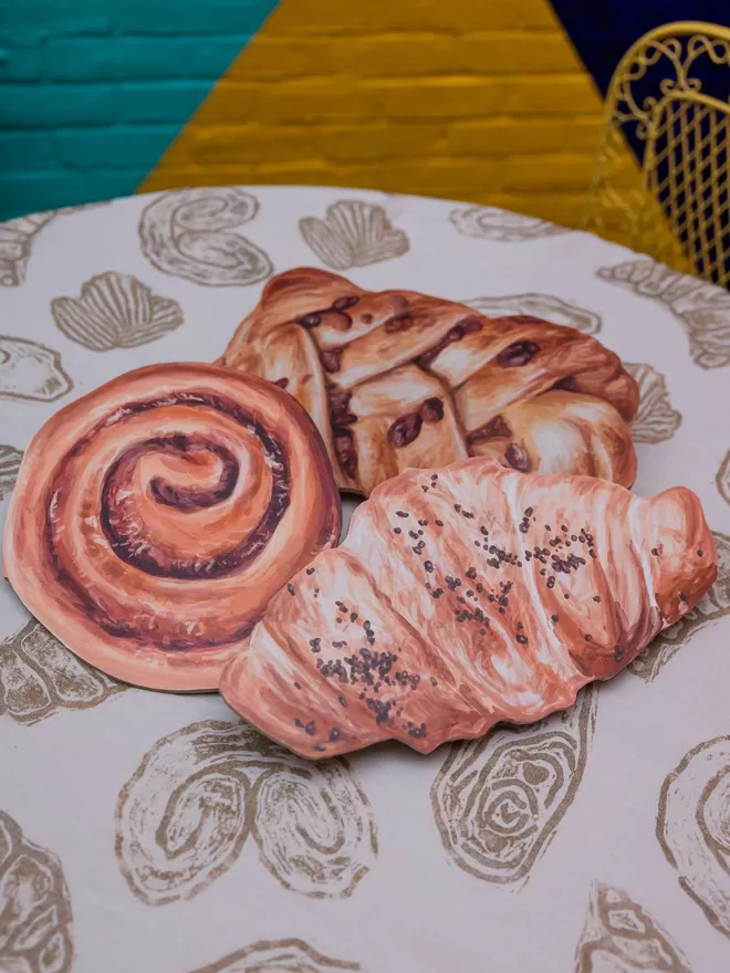 Croissant pastry prop