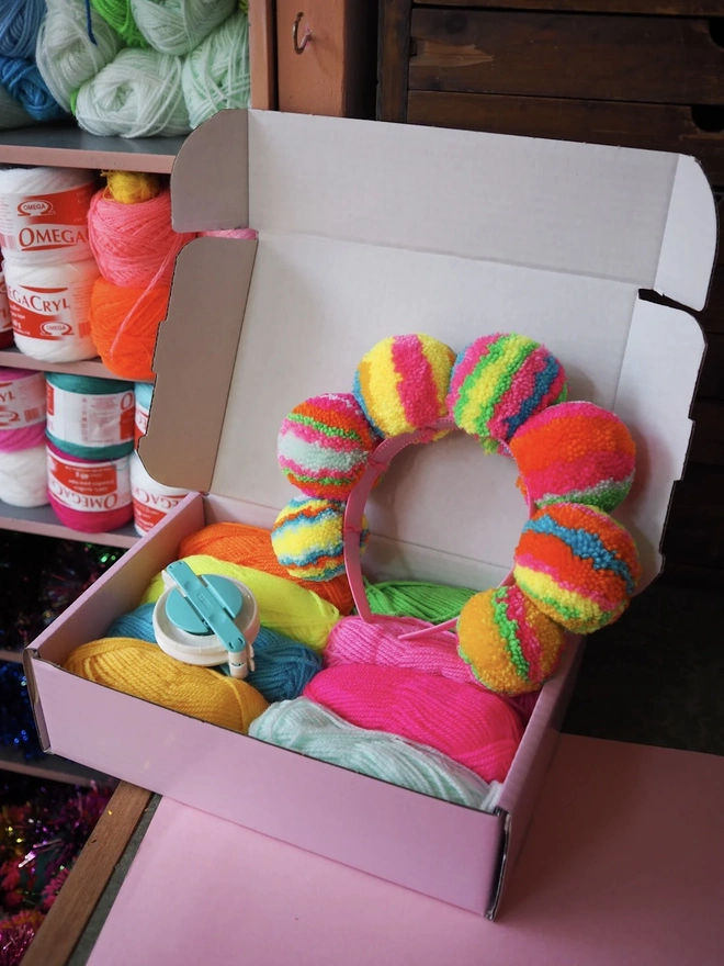 DIY Pom Pom Headband Kit