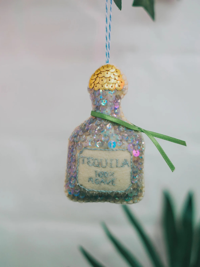 Tequila sequin hanging decoration