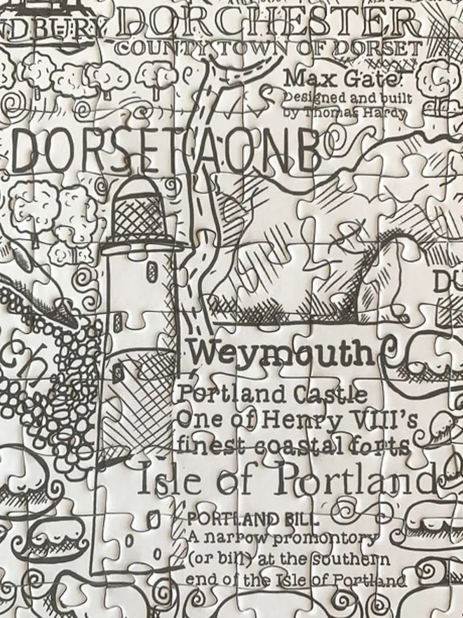 Dorset Jigsaw Puzzle - 1000 Pieces  Zoom 4