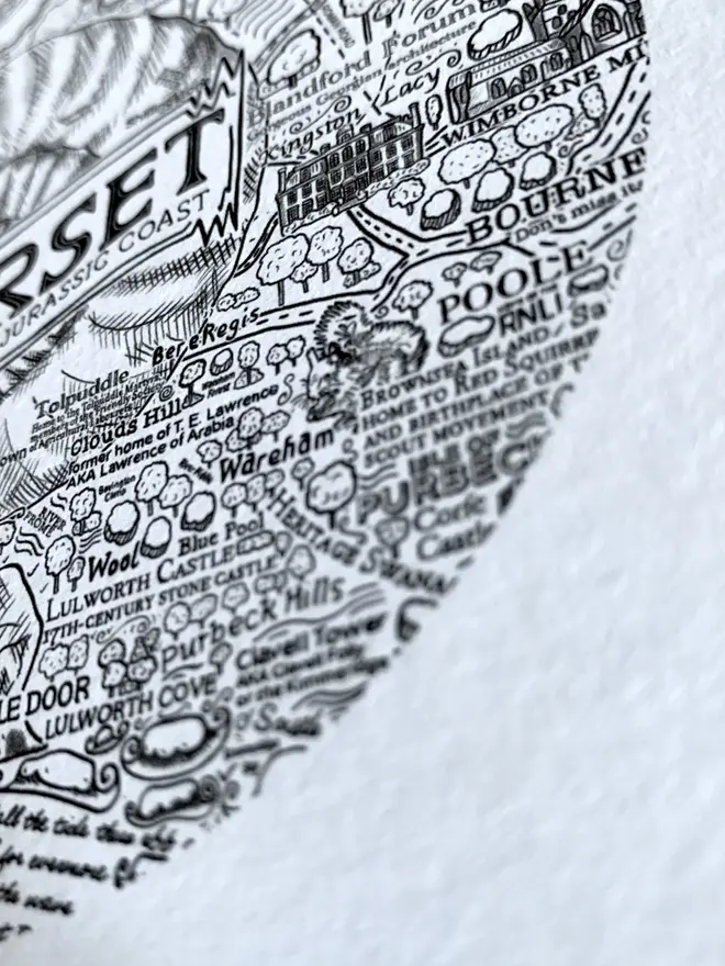 Dorset greetings card
