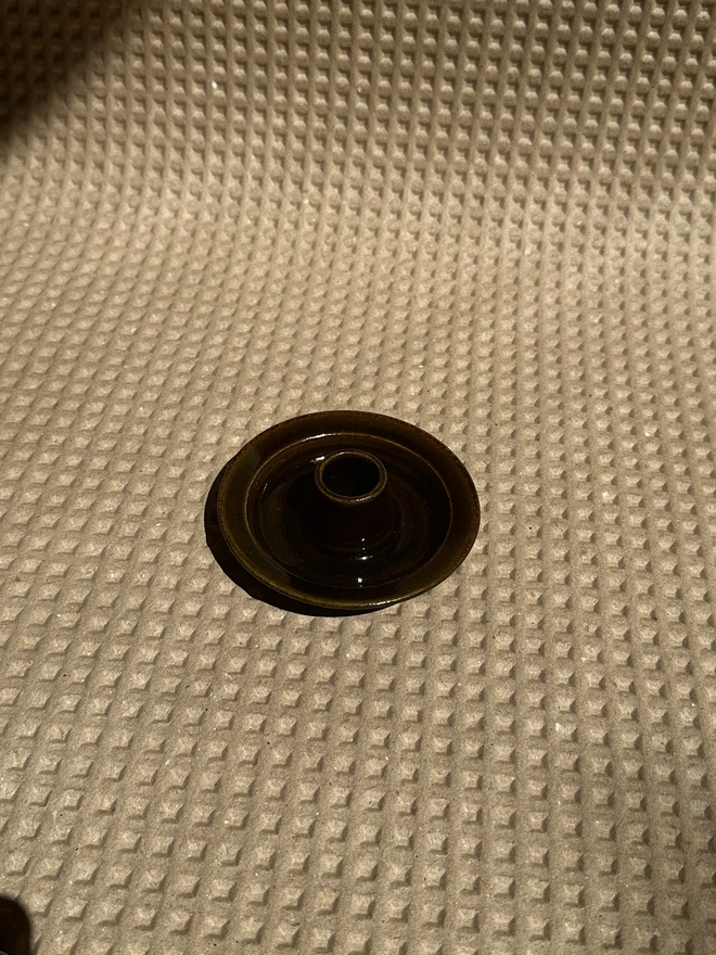 Noriko flat candle holder