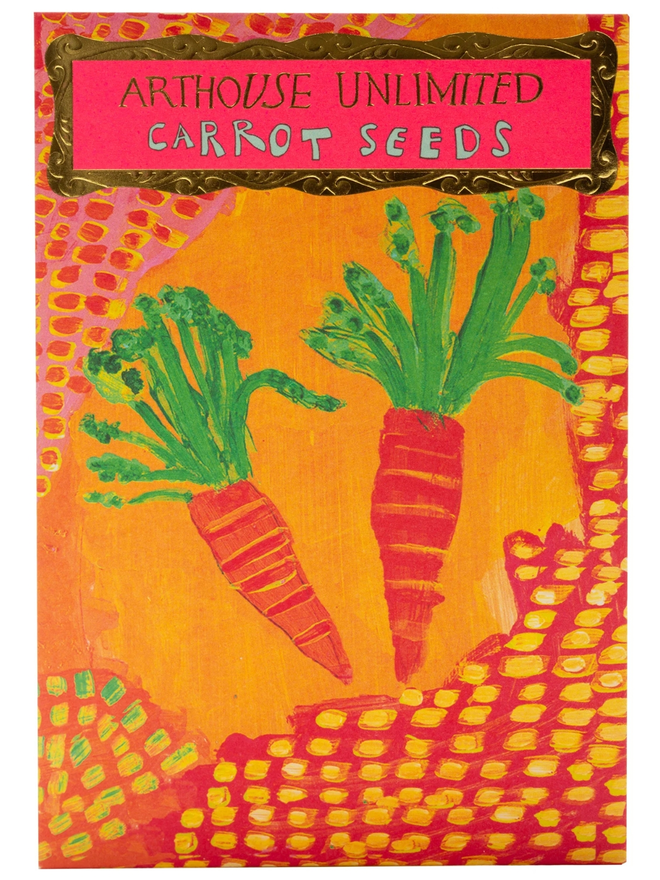 Carrot seed packet