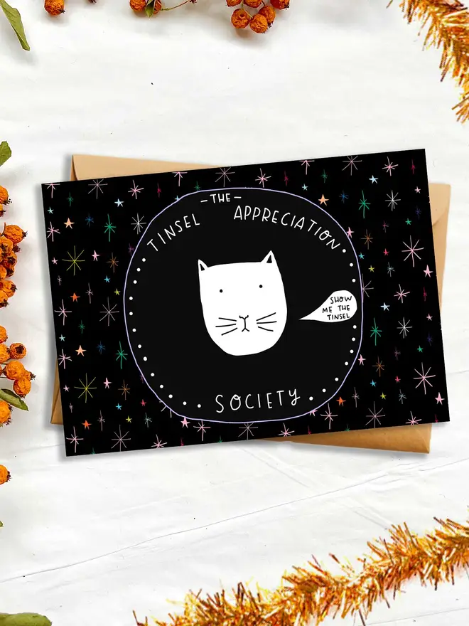 We take tinsel seriously, in our society.