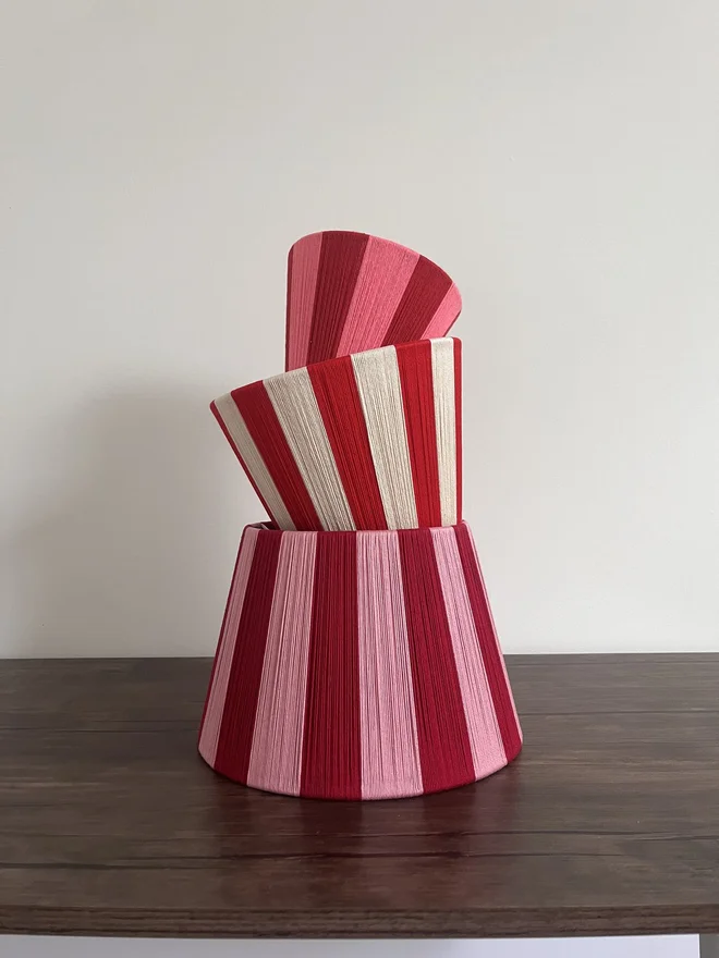 Candy Cane The Red And White Stripe String Lampshade