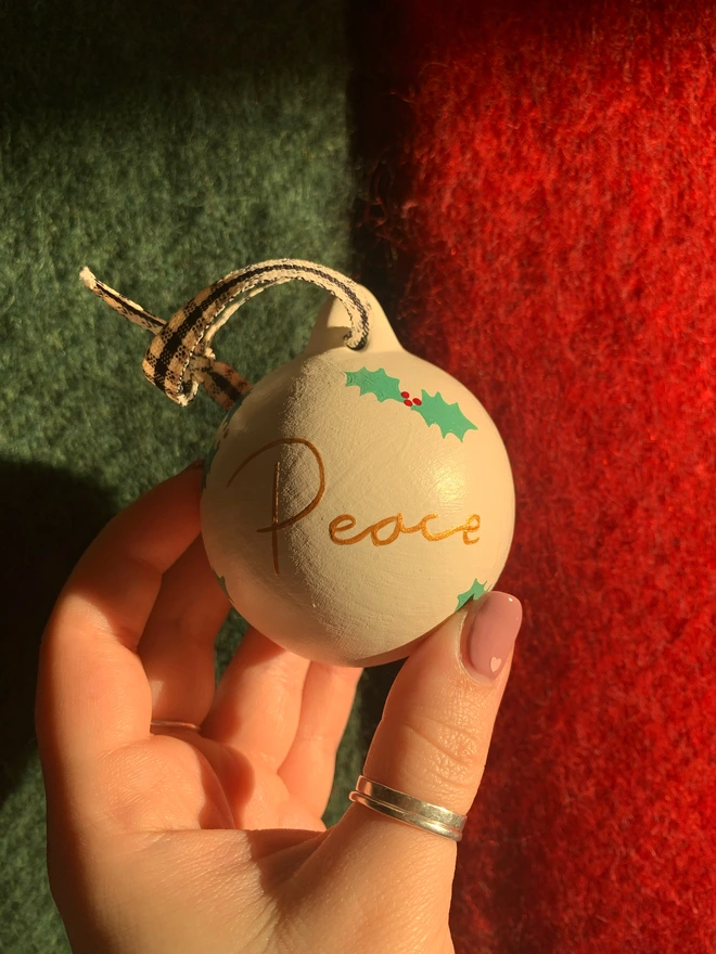 Personalised Painted Baubles