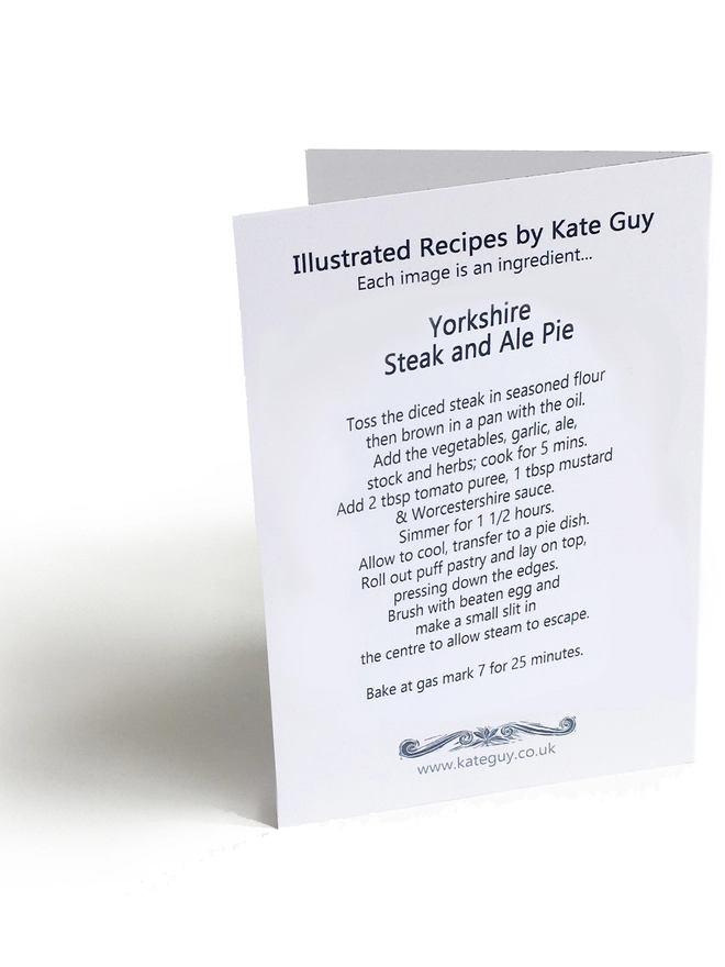 Yorkshire-steak-ale-pie-greetings-card-illustrated-recipe-cooking-instructions-back-lino-cut-kate-guy
