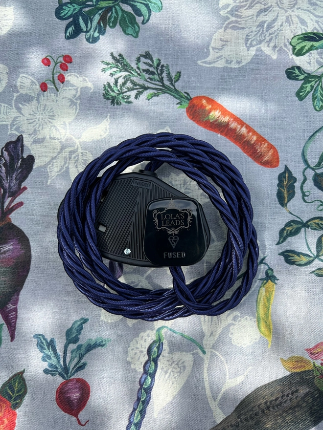 Lola's Leads Indigo - Navy Blue Extension Cable