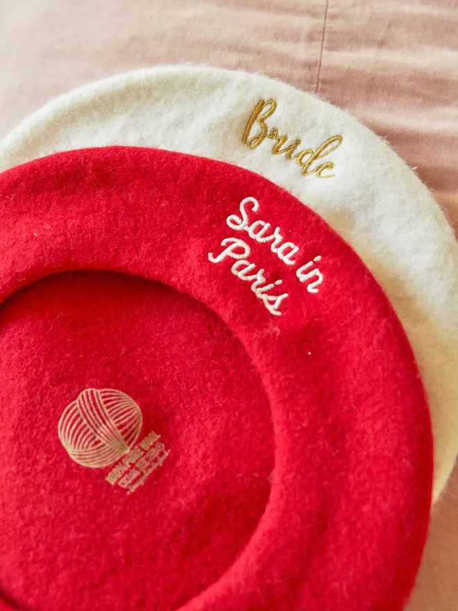 Personalised Wool Beret