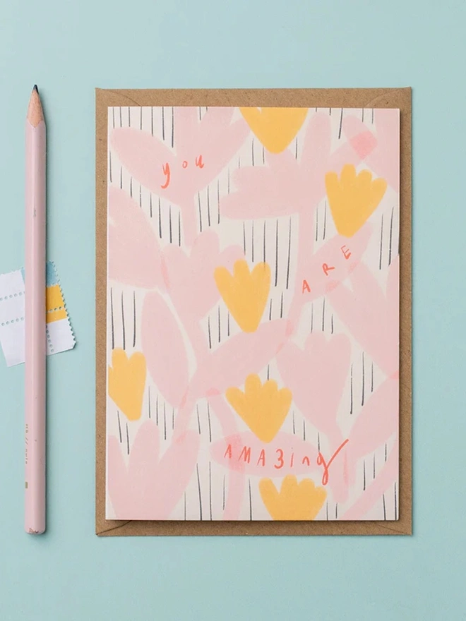 'You Are Amazing' Encouragement Greeting Card