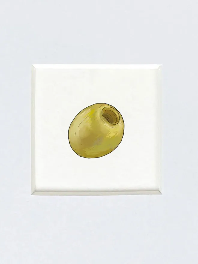 Green Olive Tiny Print