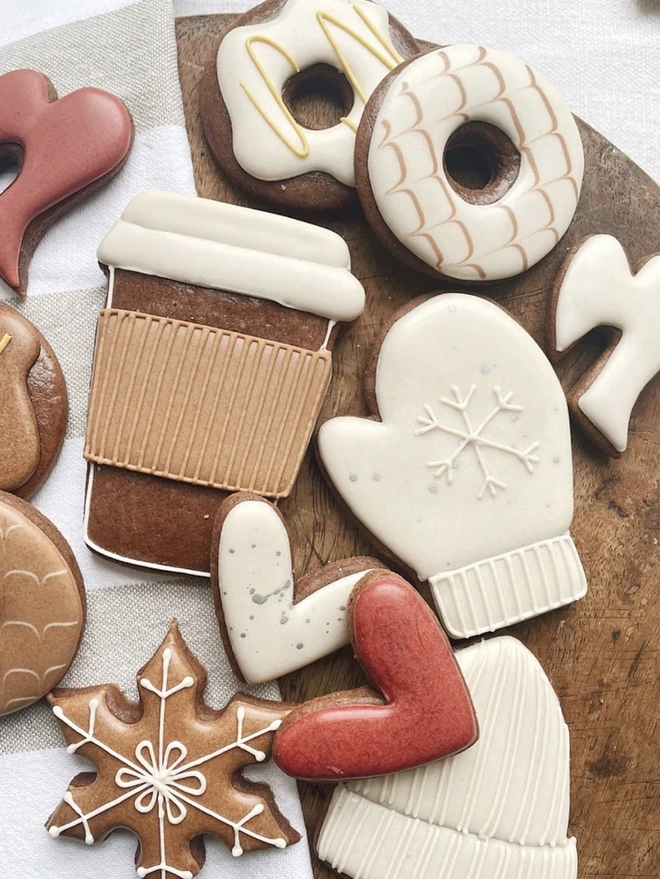 Personalised Winter Warmers Biscuits (Box Of 12)