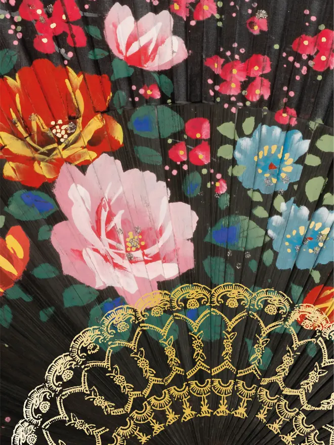 malbec flamenco fan design