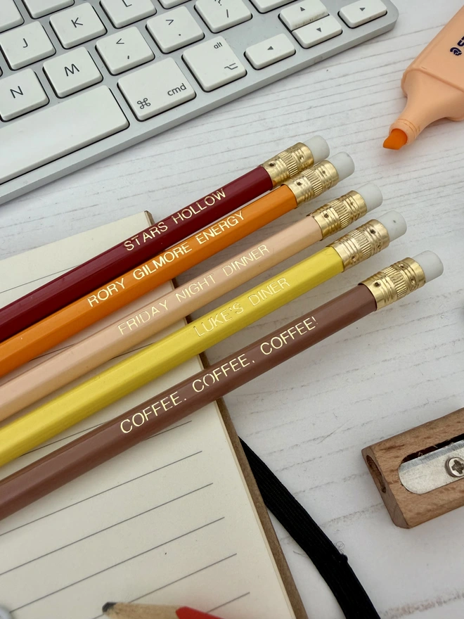 Gilmore Girls 5 HB Pencil Set