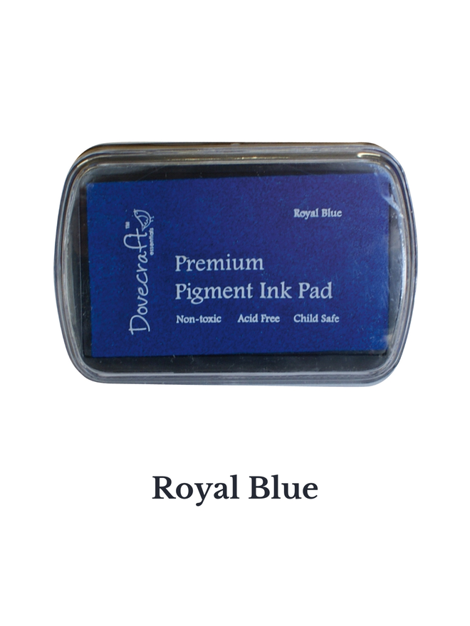 blue ink pad