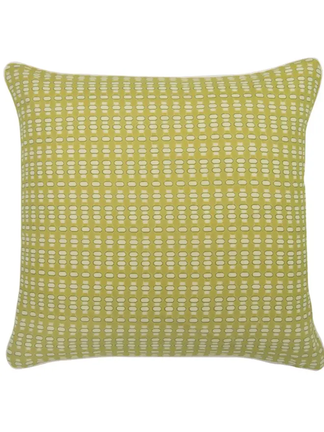 square green lali cushion
