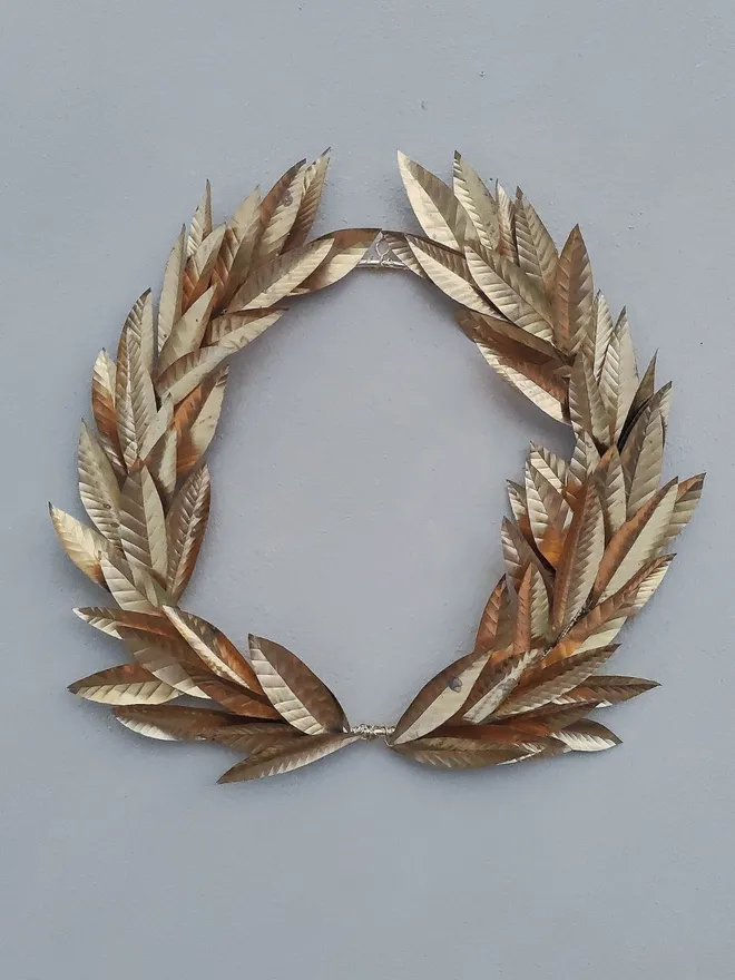 Regular Brass Laurel Wreath