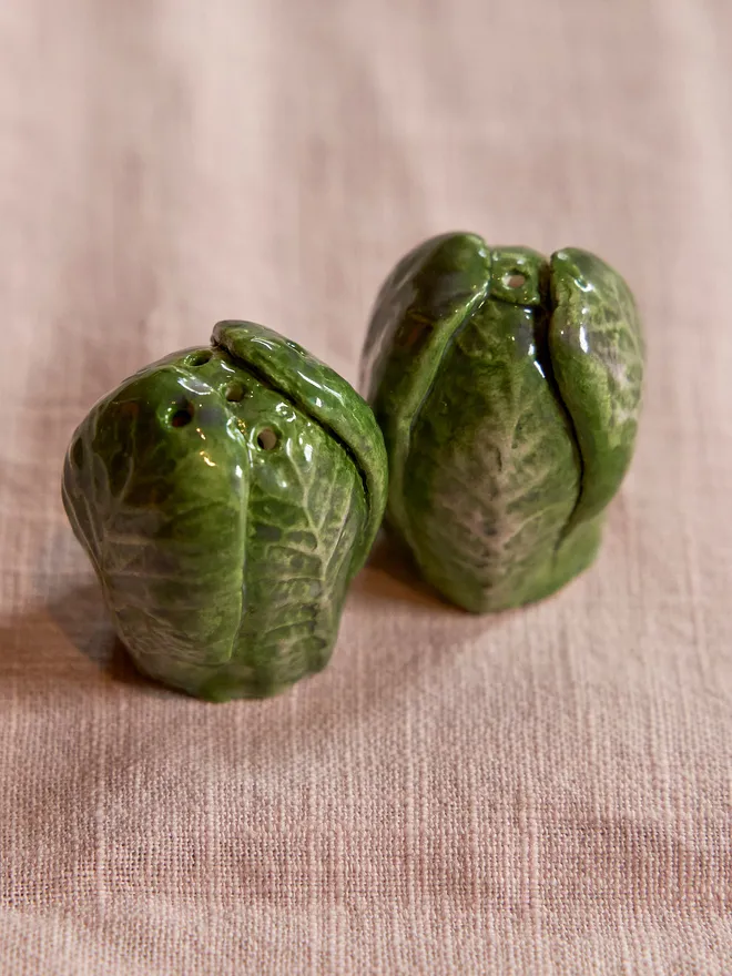 Sprout salt and pepper shakers