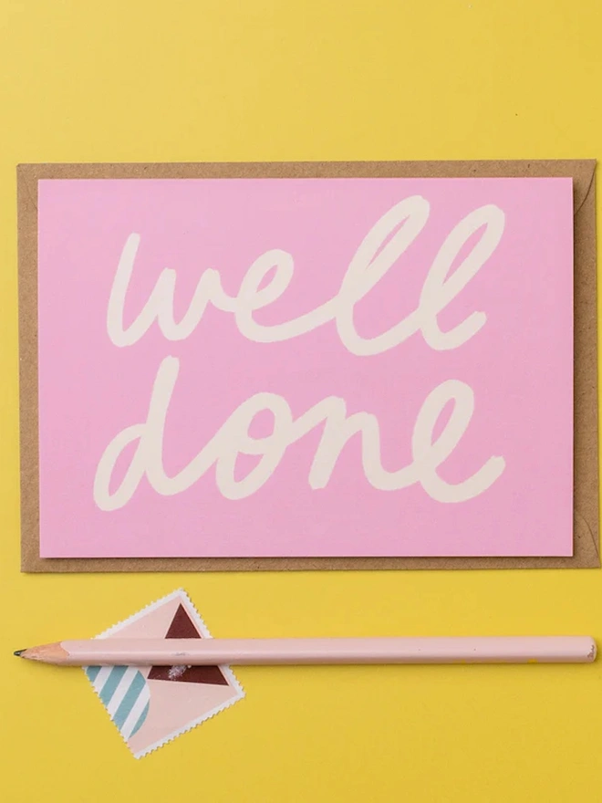 'Well Done' Greeting Card