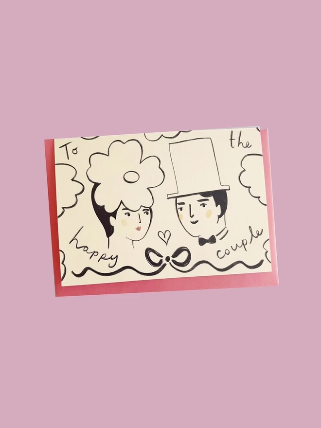 'To The Happy Couple' Anniversary Card
