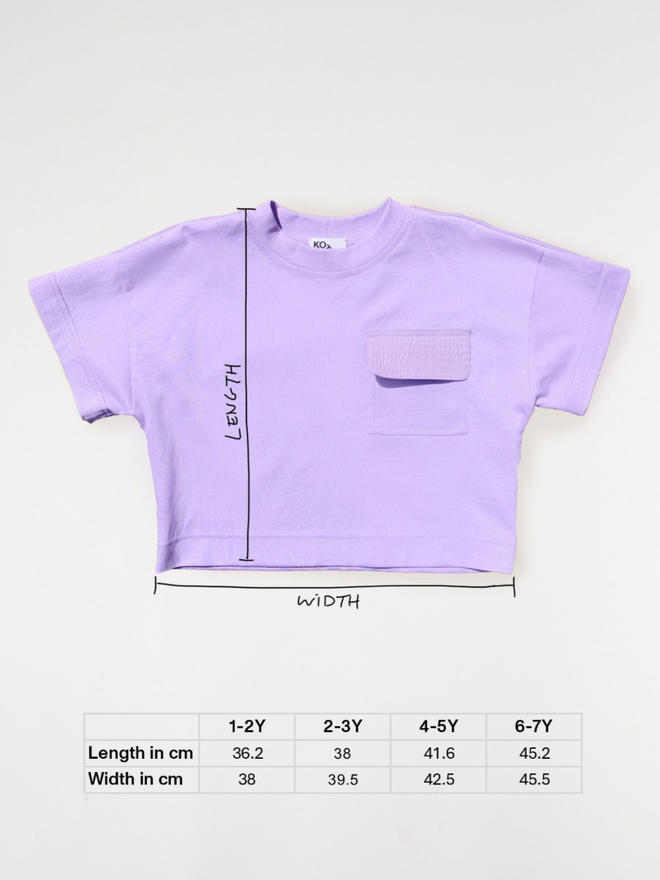 studio koter measurement guide rory t-shirt