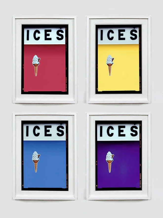 'ICES', Purple, Bexhill on Sea, Colourful Artwork